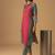 Women Colourblocked Regular Kurta with Trousers
