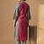 Women Colourblocked Regular Kurta with Trousers