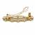 Charming flower design mint kundan antique gold plated hair clip for women and girls