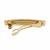Glamorous square shape brown kundan antique gold plated hair clip for women and girls