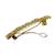 Glorious round and square shape brown kundan antique gold plated hair clip for women and girls