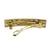 Glorious round and square shape brown kundan antique gold plated hair clip for women and girls