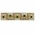 Good-looking round and square shape green kundan antique gold plated hair clip for women and girls