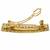 Good-looking round and square shape green kundan antique gold plated hair clip for women and girls