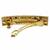 Good-looking round and square shape green kundan antique gold plated hair clip for women and girls