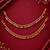 Set of 2 White Pearl Brass Gold-Plated Kaan Chains for Women and Girls