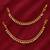 Set of 2 White Pearl Brass Gold-Plated Kaan Chains for Women and Girls