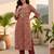 Women Ethnic Motifs Printed Regular Thread Work Kurta with Trousers & With Dupatta