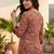 Women Ethnic Motifs Printed Regular Thread Work Kurta with Trousers & With Dupatta