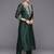 Floral Embroidered Regular Chanderi Silk Zari Republic Day Kurta with Trousers & Dupatta