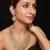 Gold plated diamond necklace set