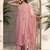 Women Ethnic Motifs Embroidered Regular Thread Work Silk Crepe Kurta with Trousers & With Dupatta