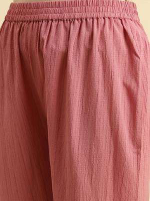 Women Ethnic Motifs Embroidered Regular Thread Work Silk Crepe Kurta with Trousers & With Dupatta 6