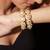 Gold plated diamond stones bangles