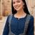Women Ethnic Motifs Printed Tiered Beads and Stones  Cotton Kurta with Trousers & With Dupatta