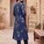Women Ethnic Motifs Printed Tiered Beads and Stones  Cotton Kurta with Trousers & With Dupatta