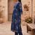 Women Ethnic Motifs Printed Tiered Beads and Stones  Cotton Kurta with Trousers & With Dupatta