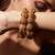 Gold plated textured bangles
