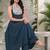 Women Ethnic Motifs Embroidered Panelled Thread Work Silk Georgette Kurta with Palazzos