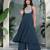 Women Ethnic Motifs Embroidered Panelled Thread Work Silk Georgette Kurta with Palazzos