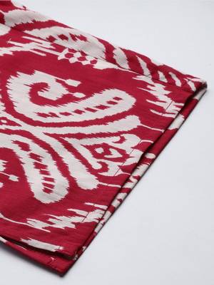 Women Ethnic Motifs Printed Regular  Cotton Kurta with Trousers 4