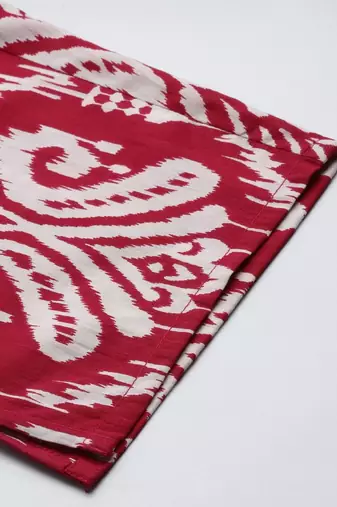 Women Ethnic Motifs Printed Regular Pure Cotton Kurta with Trousers