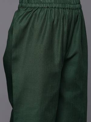 Embroidered Thread Work Republic Day Kurta with Trousers 3
