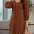 Women Striped Regular Silk Crepe Kurta with Trousers