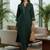 Women Ethnic Motifs Embroidered Regular Thread Work Kurta with Trousers