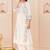 Women Floral Embroidered Regular Thread Work Kurta with Trousers