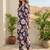 Women Floral Printed Regular Thread Work Pure Cotton Kurta with Trousers