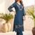 Women Floral Embroidered Regular Thread Work  Cotton Kurta with Trousers & With Dupatta