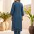 Women Floral Embroidered Regular Thread Work  Cotton Kurta with Trousers & With Dupatta