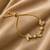 18k gold plated cz butterfly adjustable bracelet