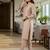 Women Ethnic Motifs Embroidered Regular Thread Work Kurta with Trousers