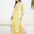 Floral Embroidered Straight Thread Work Kurta With Trousers & Dupatta
