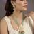 Gold plated green beaded pink stone necklace set