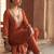 Women Regular Mirror Work Kurta with Trousers
