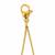 18k gold plated mop butterfly layered bracelet