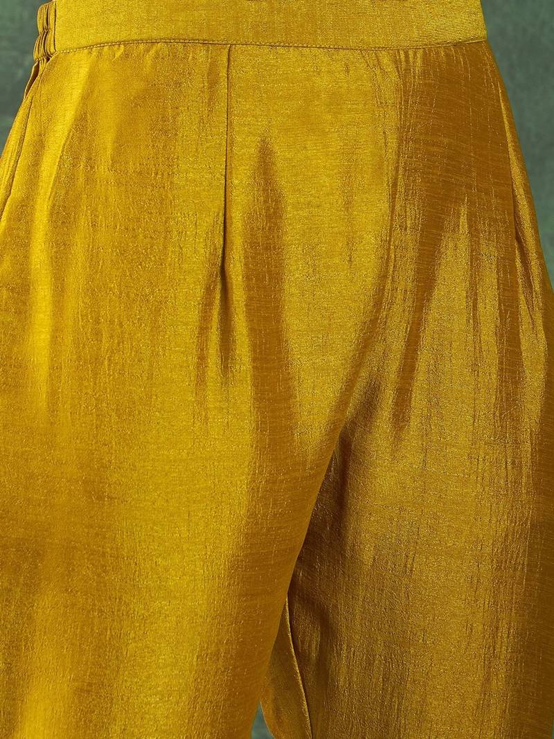 Women Ethnic Motifs Embroidered Regular Thread Work Kurta with Salwar & With Dupatta