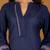 Embroidered Straight Thread Work Kurta With Trousers