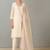 Women Embroidered Regular Thread Work Kurta with Trousers & With Dupatta