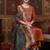Rust Geometric Woven Design Regular Thread Work Kurta With Trouser With Dupatta