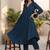 Women Empire Silk Crepe Kurta with Trousers