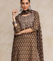 Women Ethnic Motifs Printed Regular Thread Work Pure Cotton Kurta with Trousers & With Dupatta