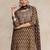 Women Ethnic Motifs Printed Regular Thread Work Pure Cotton Kurta with Trousers & With Dupatta
