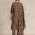 Women Ethnic Motifs Printed Regular Thread Work Pure Cotton Kurta with Trousers & With Dupatta