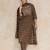 Women Ethnic Motifs Printed Regular Thread Work Pure Cotton Kurta with Trousers & With Dupatta