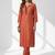 Women Ethnic Motifs Embroidered Regular Thread Work Kurta with Trousers