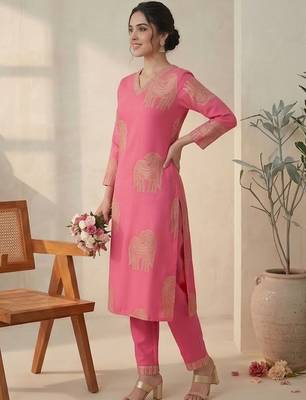 Women Ethnic Motifs Printed Regular Kurta with Trousers & With Dupatta 2